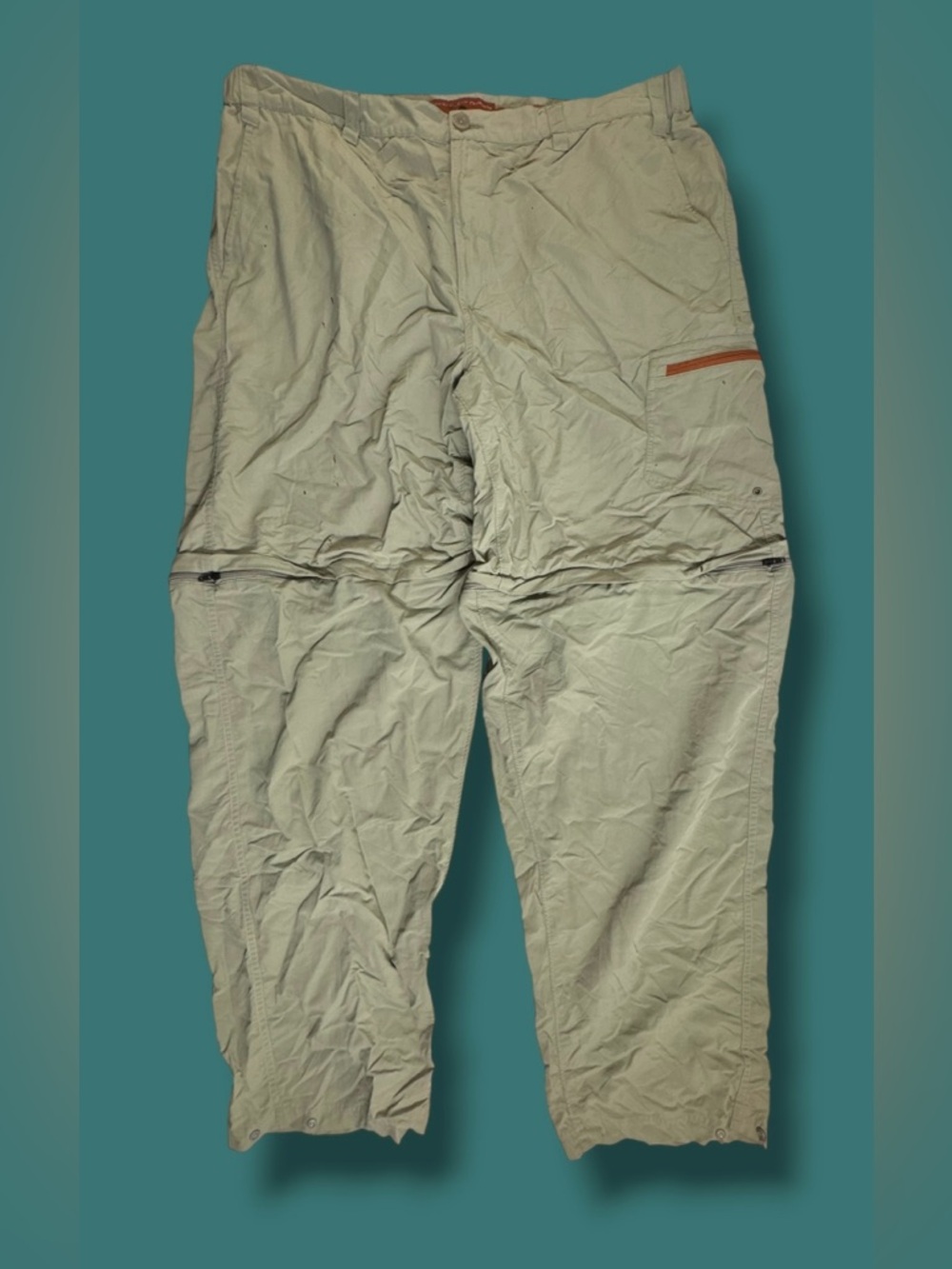 SIMMS Superlight Convertible Fishing Pants Sz XXL